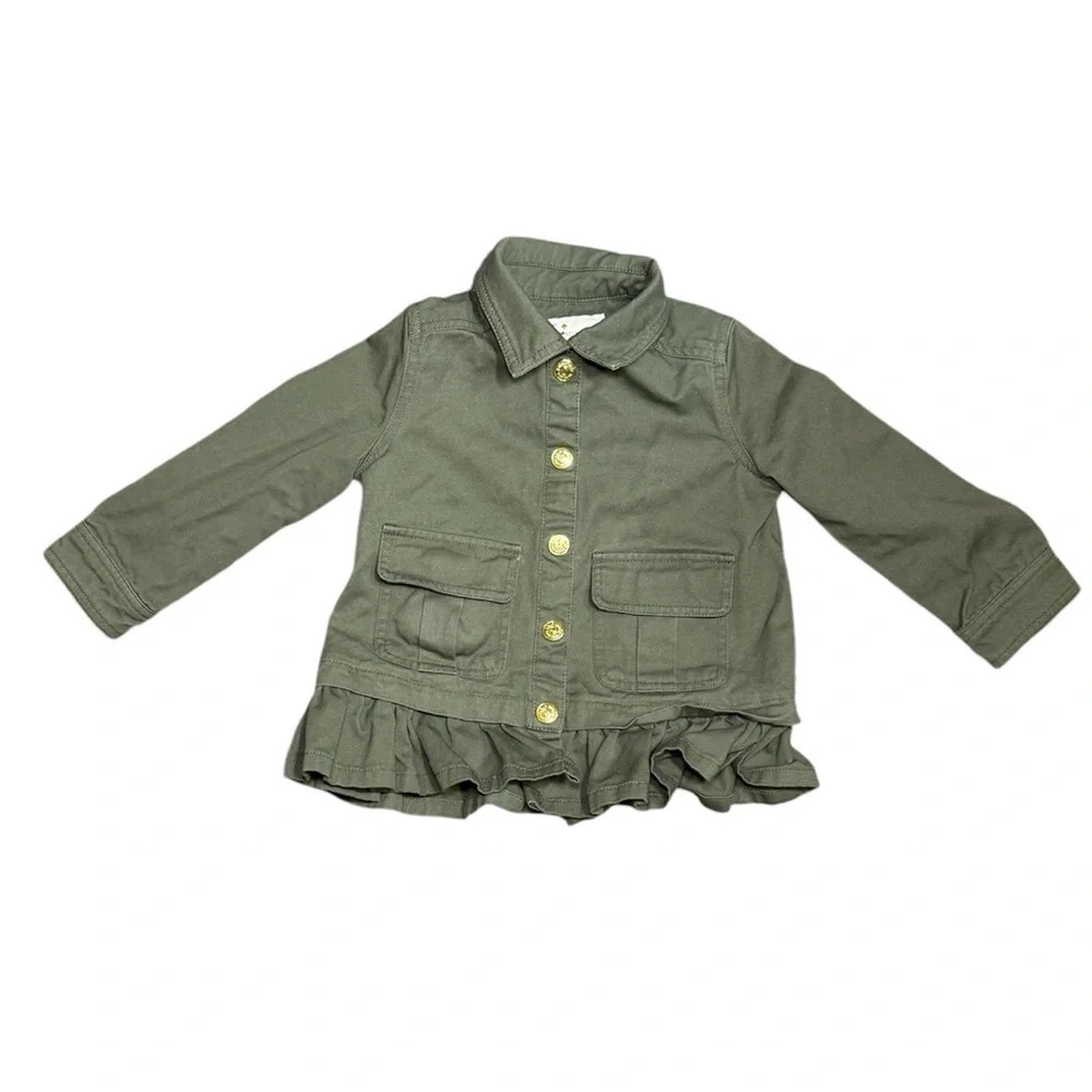 Kate Spade Girls Ruffle Field Coat - Picture 2 of 7